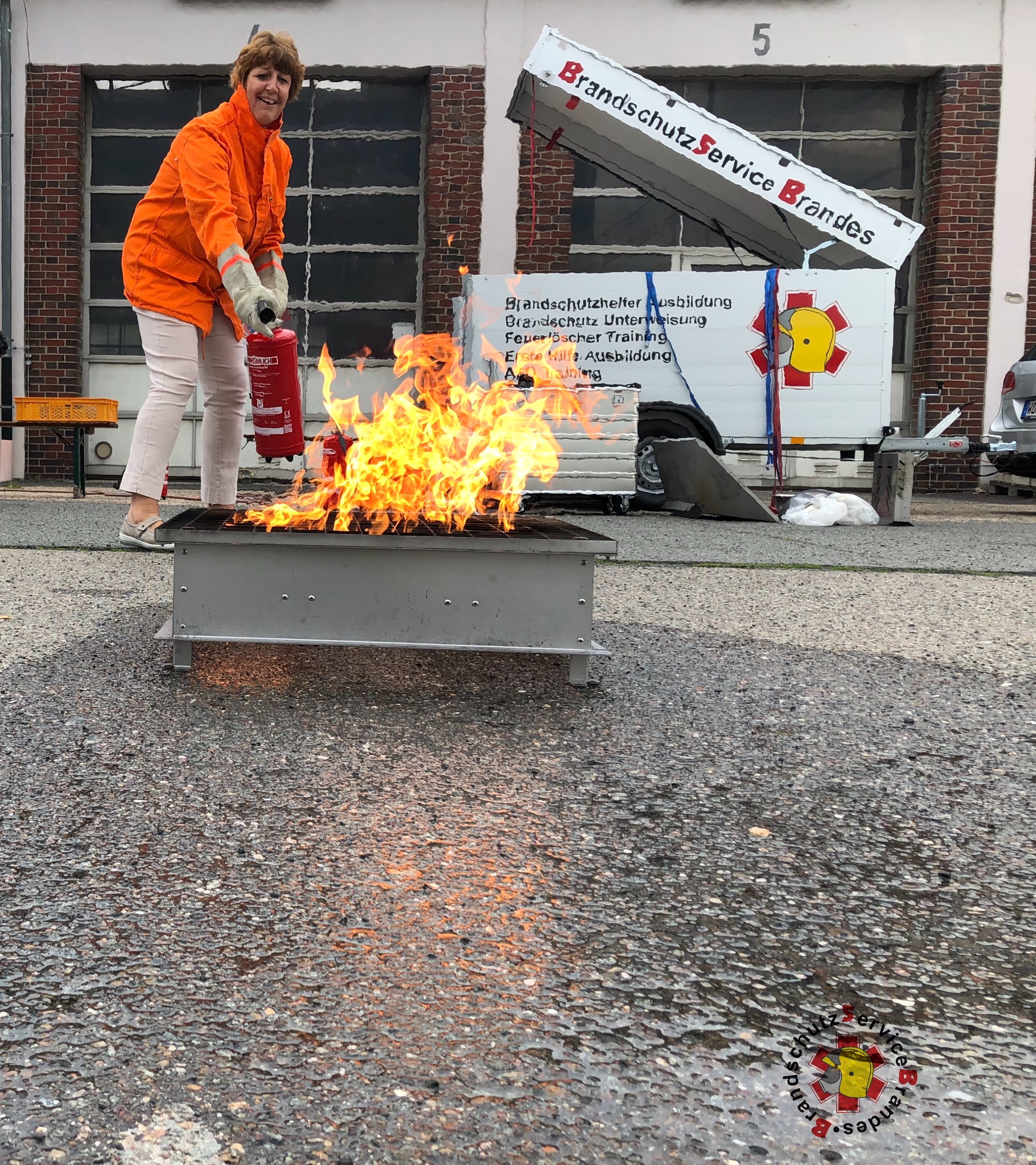 Feuerlöschtraining